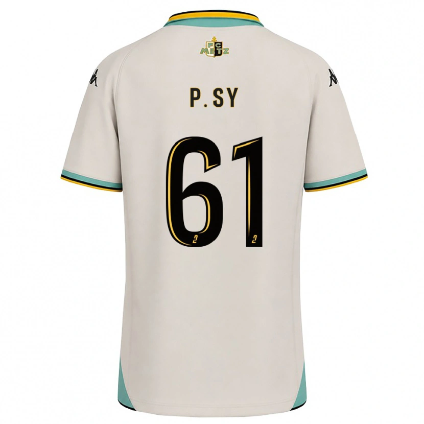 Danxen Uomo Maglia Pape Sy #61 Bianco Floreale Nero Kit Gara Away 2026/27 Maglietta