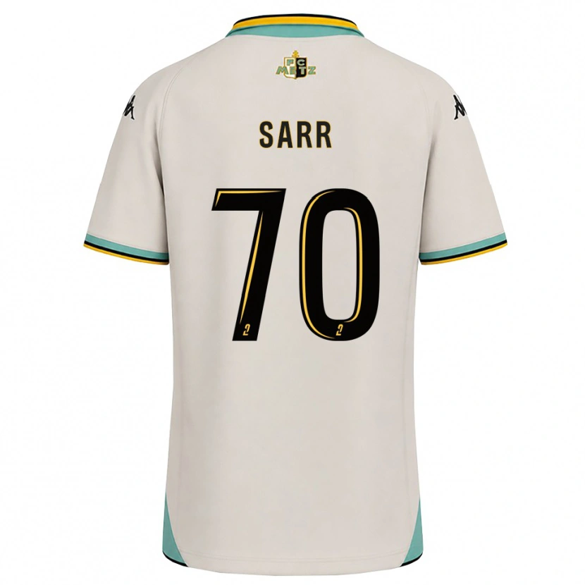 Danxen Uomo Maglia Bouna Sarr #70 Bianco Floreale Nero Kit Gara Away 2026/27 Maglietta