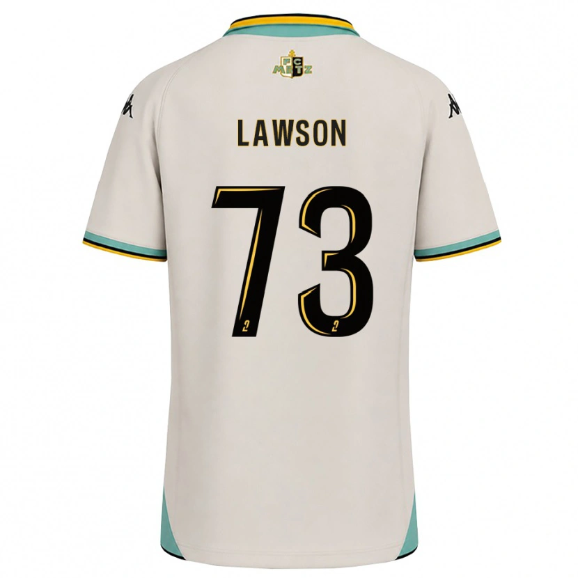 Danxen Uomo Maglia Yannis Lawson #73 Bianco Floreale Nero Kit Gara Away 2026/27 Maglietta