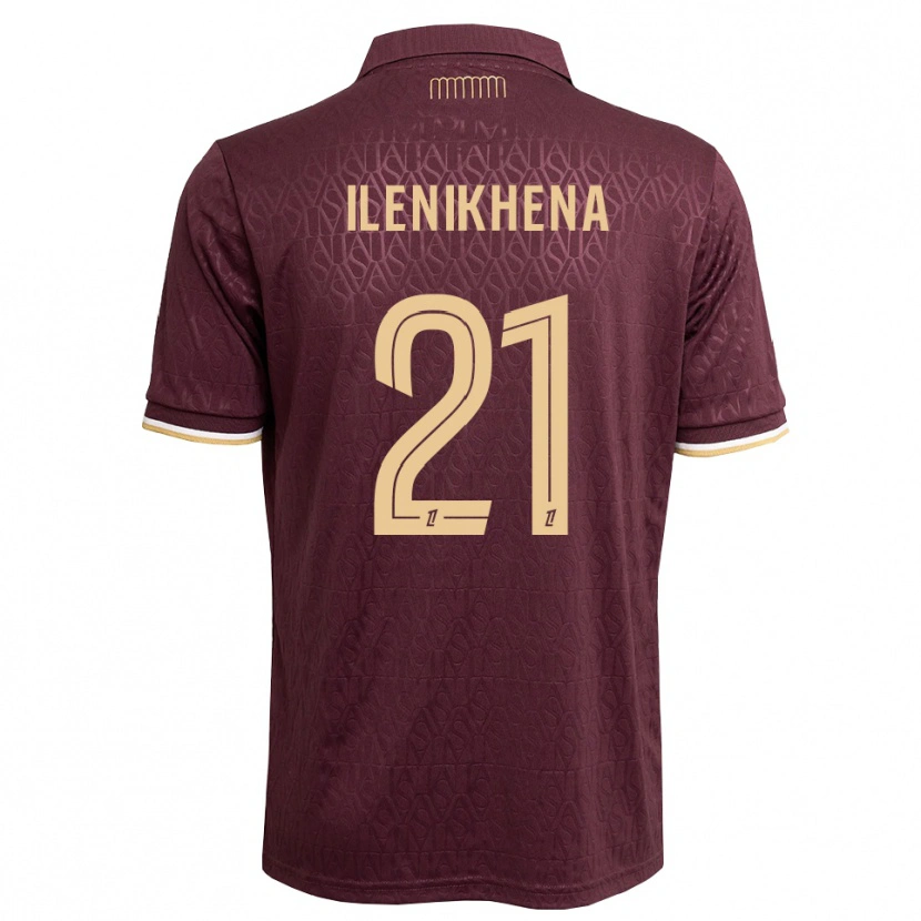 Danxen Uomo Maglia George Ilenikhena #21 Marrone Sabbia Vinaccia Kit Gara Away 2026/27 Maglietta
