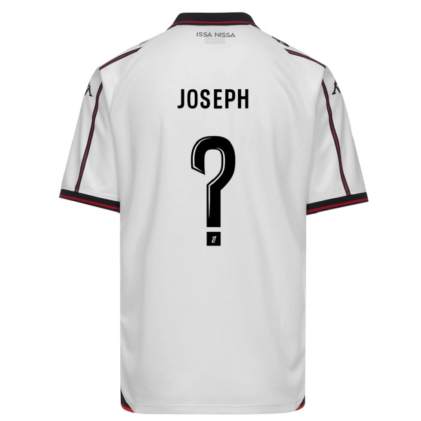 Danxen Uomo Maglia Sylvio Joseph #0 Nero Bianco Kit Gara Away 2026/27 Maglietta