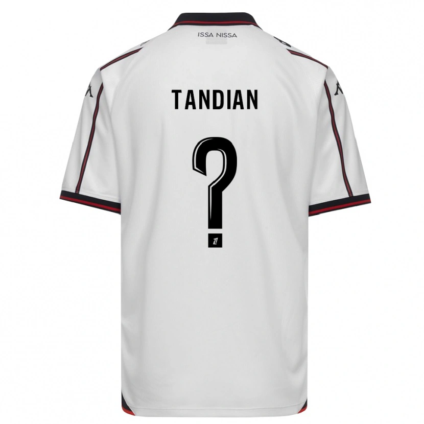Danxen Uomo Maglia Elage Tandian #0 Nero Bianco Kit Gara Away 2026/27 Maglietta