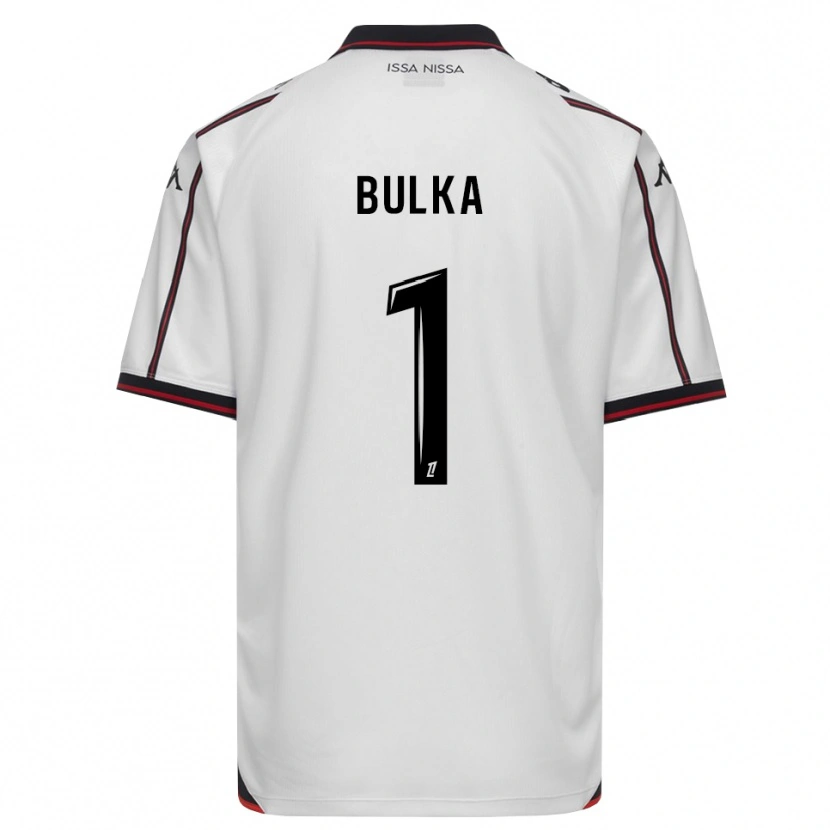 Danxen Uomo Maglia Marcin Bulka #1 Nero Bianco Kit Gara Away 2026/27 Maglietta