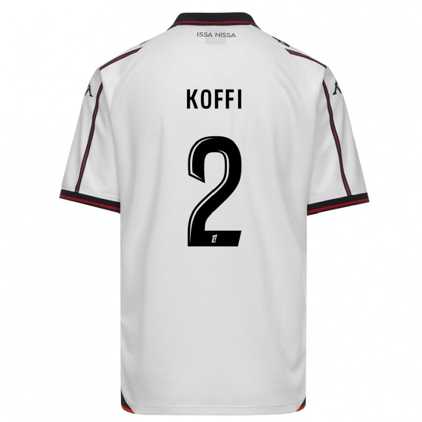Danxen Uomo Maglia Marc-Aurel Koffi #2 Nero Bianco Kit Gara Away 2026/27 Maglietta