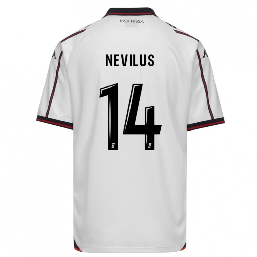 Danxen Uomo Maglia Anthonyo Nevilus #14 Nero Bianco Kit Gara Away 2026/27 Maglietta