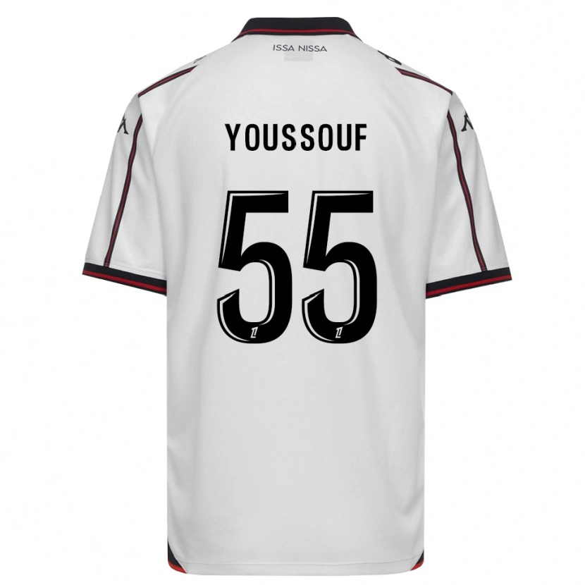 Danxen Uomo Maglia Youssouf Ndayishimiye #55 Nero Bianco Kit Gara Away 2026/27 Maglietta