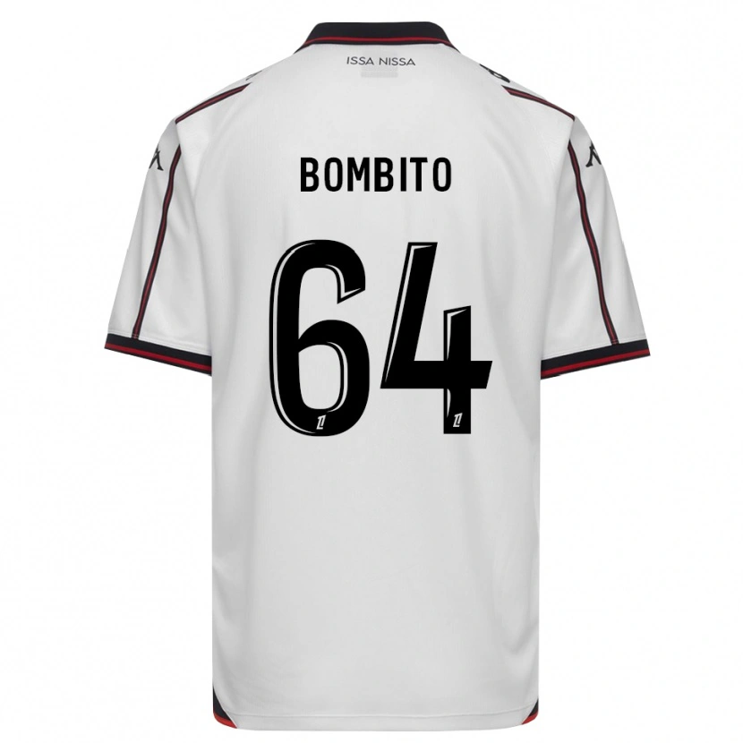 Danxen Uomo Maglia Moïse Bombito #64 Nero Bianco Kit Gara Away 2026/27 Maglietta
