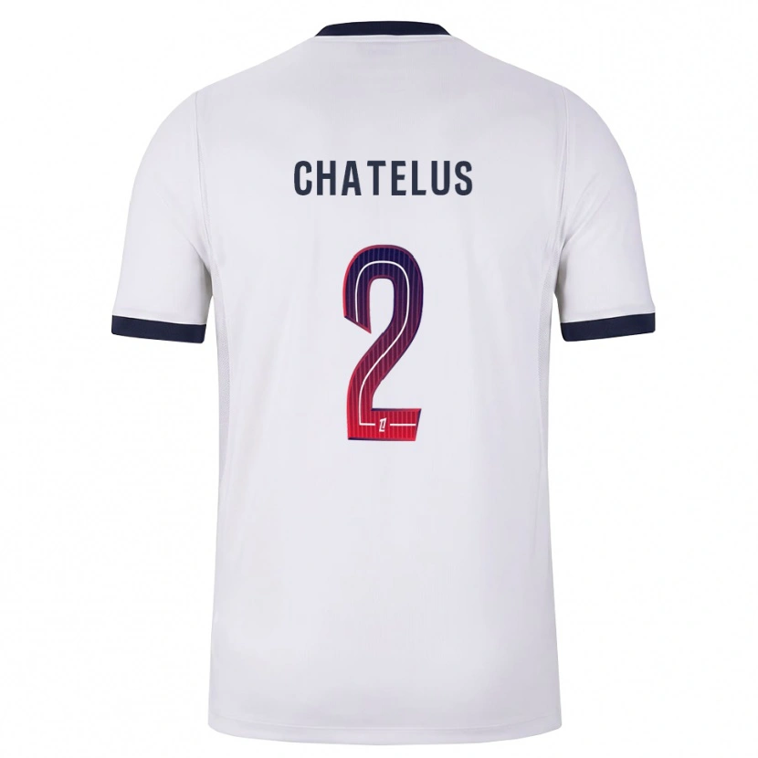 Danxen Uomo Maglia Kelhyan Chatelus #2 Bianco Nero Rosso Kit Gara Away 2026/27 Maglietta