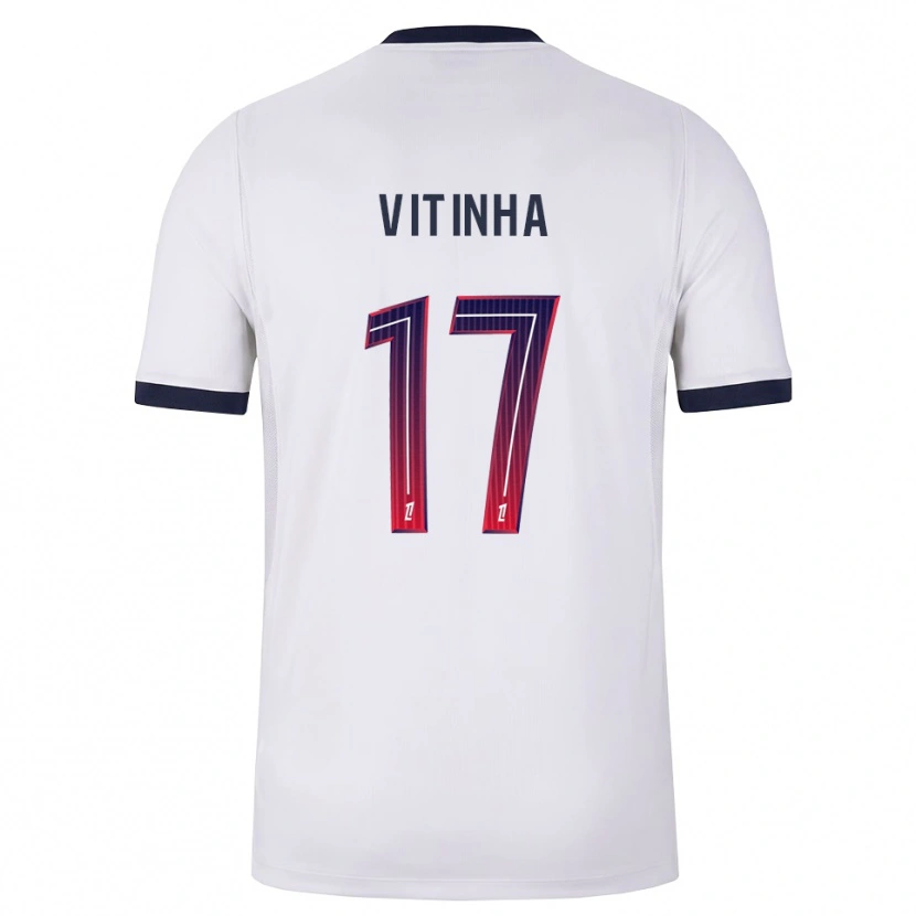 Danxen Uomo Maglia Vítor Machado Ferreira #17 Bianco Nero Rosso Kit Gara Away 2026/27 Maglietta
