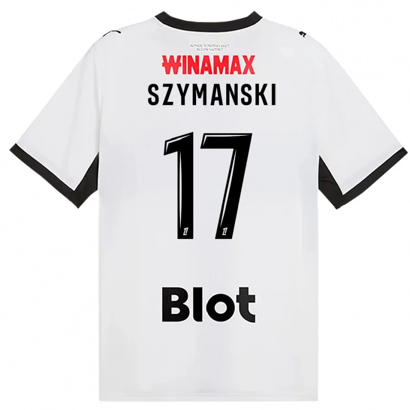 Danxen Uomo Maglia Sebastian Szymanski #17 Nero Bianco Rosso Kit Gara Away 2026/27 Maglietta