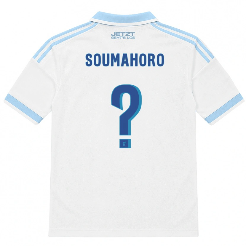 Danxen Uomo Maglia Mohamed Soumahoro #0 Azzurro Chiaro Bianco Rosso Kit Gara Away 2026/27 Maglietta