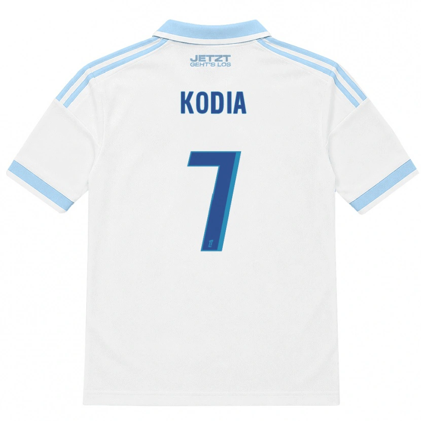 Danxen Uomo Maglia Ghianny Kodia #7 Azzurro Chiaro Bianco Rosso Kit Gara Away 2026/27 Maglietta