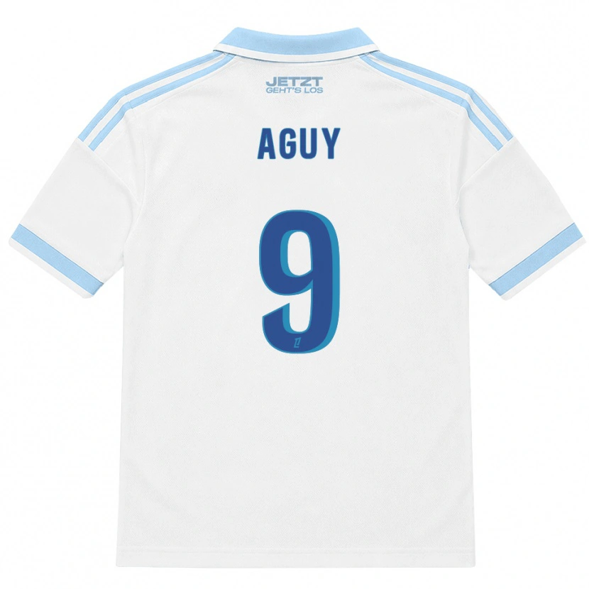 Danxen Uomo Maglia David Aguy #9 Azzurro Chiaro Bianco Rosso Kit Gara Away 2026/27 Maglietta