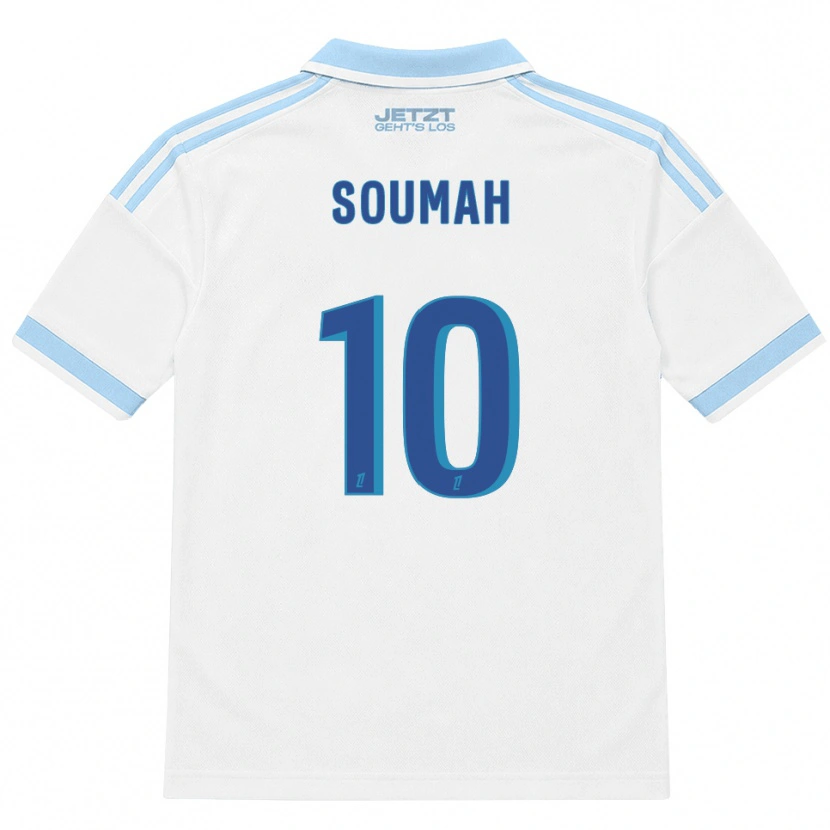 Danxen Uomo Maglia Mohamed Soumah #10 Azzurro Chiaro Bianco Rosso Kit Gara Away 2026/27 Maglietta
