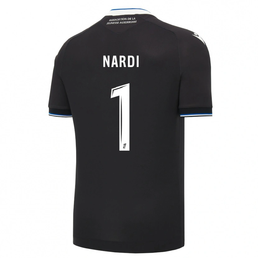 Danxen Uomo Maglia Paul Nardi #1 Nero Blu Bianco Kit Gara Away 2026/27 Maglietta