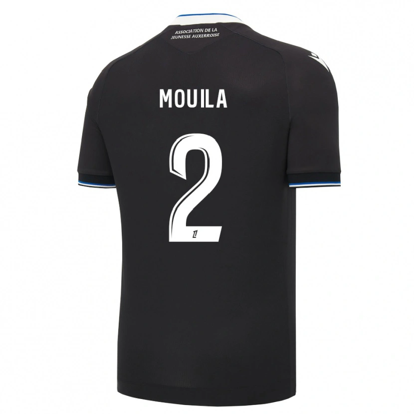 Danxen Uomo Maglia Orlando Mouila #2 Nero Blu Bianco Kit Gara Away 2026/27 Maglietta