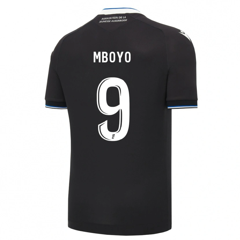 Danxen Uomo Maglia Andy Mboyo #9 Nero Blu Bianco Kit Gara Away 2026/27 Maglietta