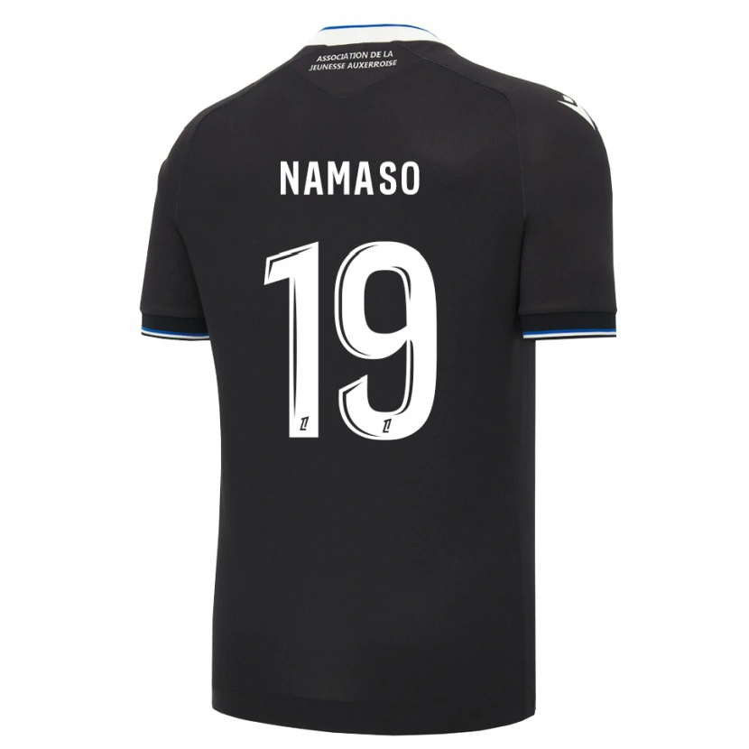 Danxen Uomo Maglia Danny Namaso #19 Nero Blu Bianco Kit Gara Away 2026/27 Maglietta