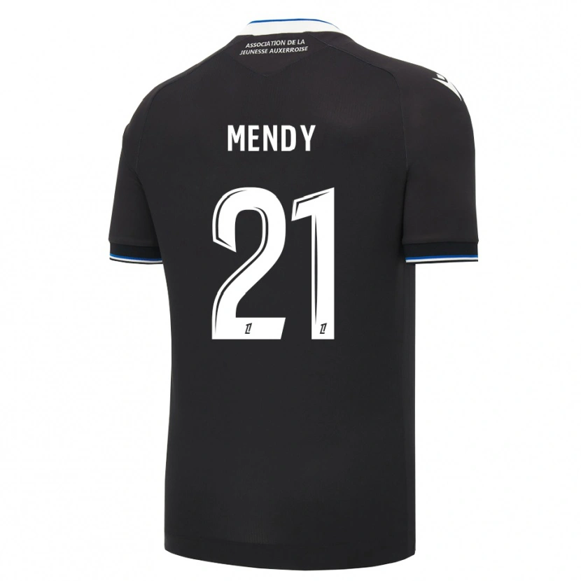 Danxen Uomo Maglia Tony Mendy #21 Nero Blu Bianco Kit Gara Away 2026/27 Maglietta