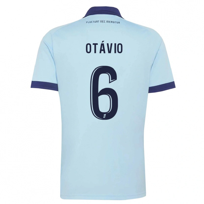 Danxen Uomo Maglia Otávio Ataíde Da Silva #6 Blu Fiordaliso Nero Kit Gara Away 2026/27 Maglietta