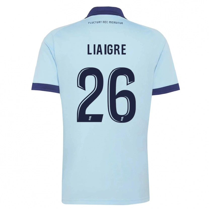 Danxen Uomo Maglia Fiona Liaigre #26 Blu Fiordaliso Nero Kit Gara Away 2026/27 Maglietta
