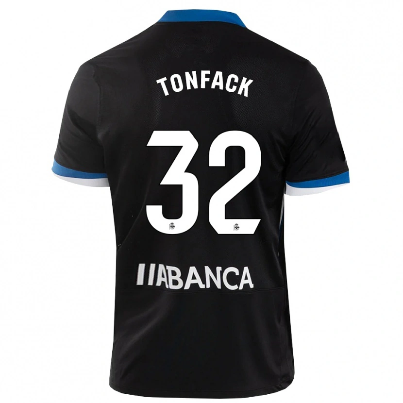 Danxen Uomo Maglia Bil Nsongo #32 Nero Blu Bianco Kit Gara Away 2026/27 Maglietta
