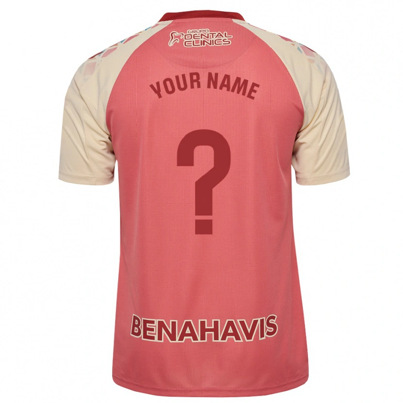 Danxen Uomo Maglia Il Tuo Nome #0 Rosa Chiaro Rosso Blu Kit Gara Away 2026/27 Maglietta