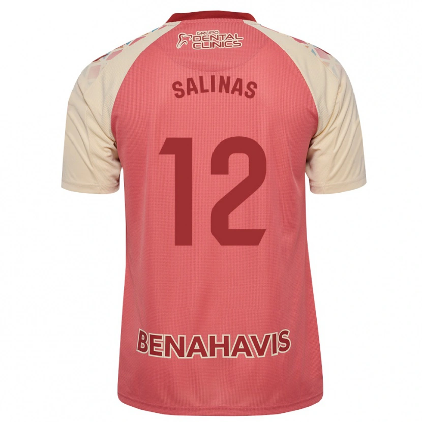 Danxen Uomo Maglia José Salinas #12 Rosa Chiaro Rosso Blu Kit Gara Away 2026/27 Maglietta
