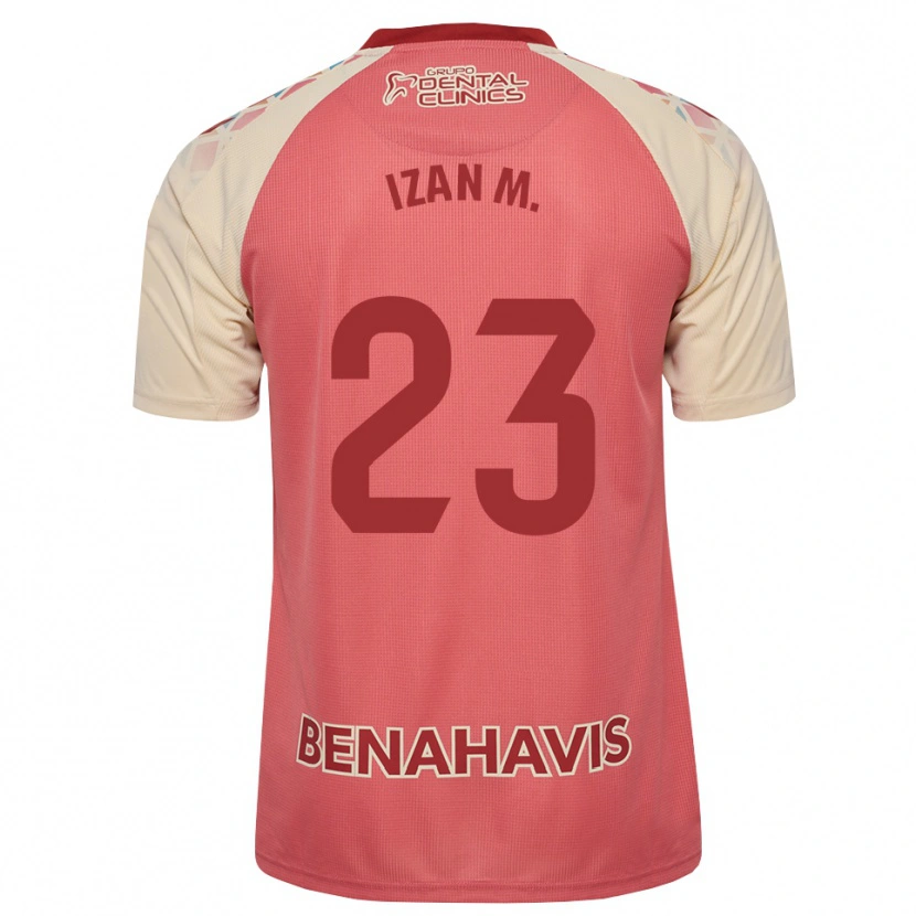 Danxen Uomo Maglia Izan Merino #23 Rosa Chiaro Rosso Blu Kit Gara Away 2026/27 Maglietta