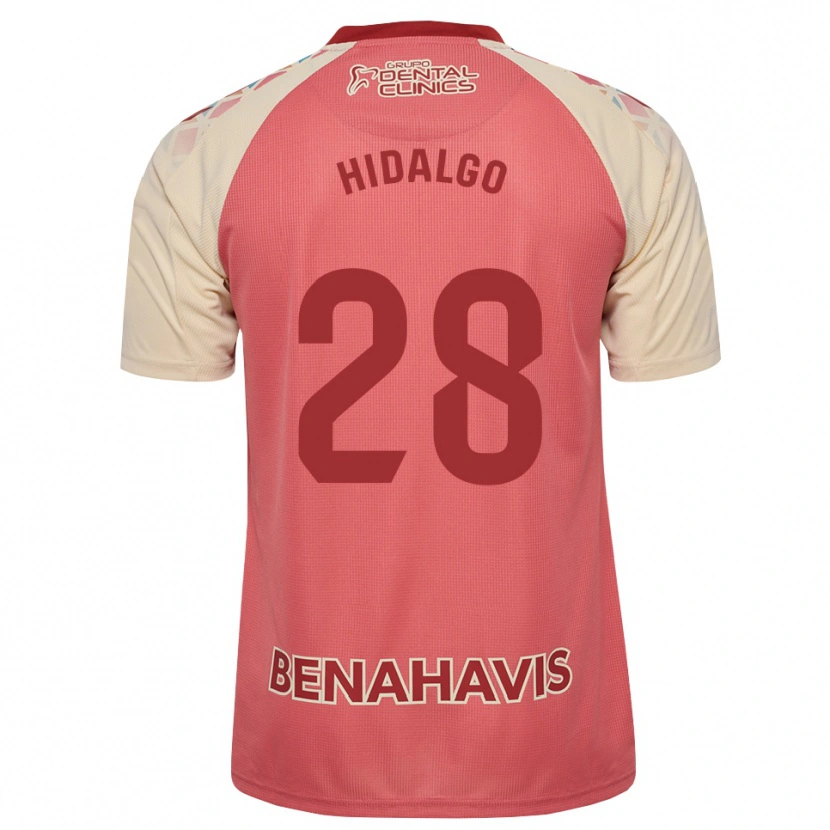 Danxen Uomo Maglia Rafita Hidalgo #28 Rosa Chiaro Rosso Blu Kit Gara Away 2026/27 Maglietta