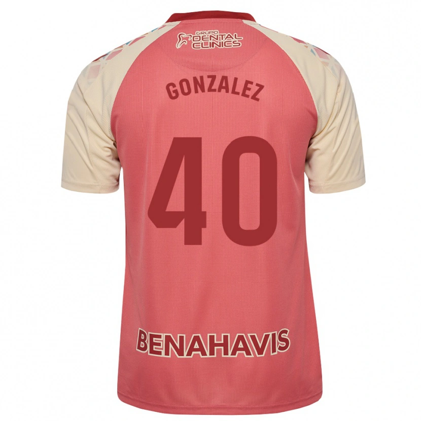 Danxen Uomo Maglia Carol González #40 Rosa Chiaro Rosso Blu Kit Gara Away 2026/27 Maglietta