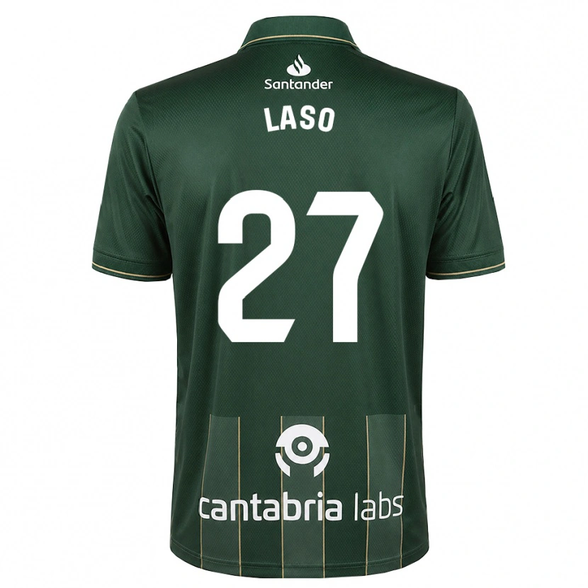 Danxen Uomo Maglia Alejandro Laso #27 Grigio Ardesia Scuro Bianco Kit Gara Away 2026/27 Maglietta