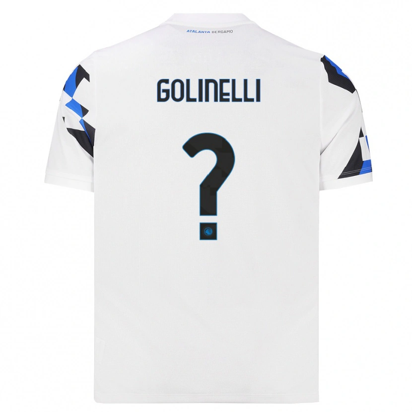 Danxen Uomo Maglia Martino Golinelli #0 Bianco Rosso Blu Kit Gara Away 2026/27 Maglietta