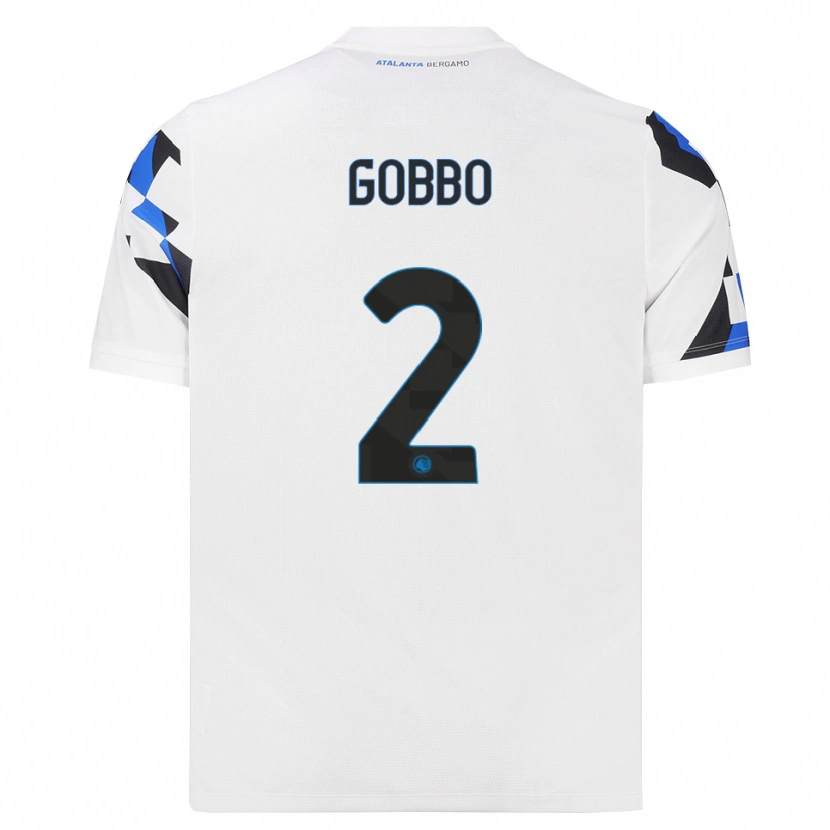 Danxen Uomo Maglia Luca Gobbo #2 Bianco Rosso Blu Kit Gara Away 2026/27 Maglietta