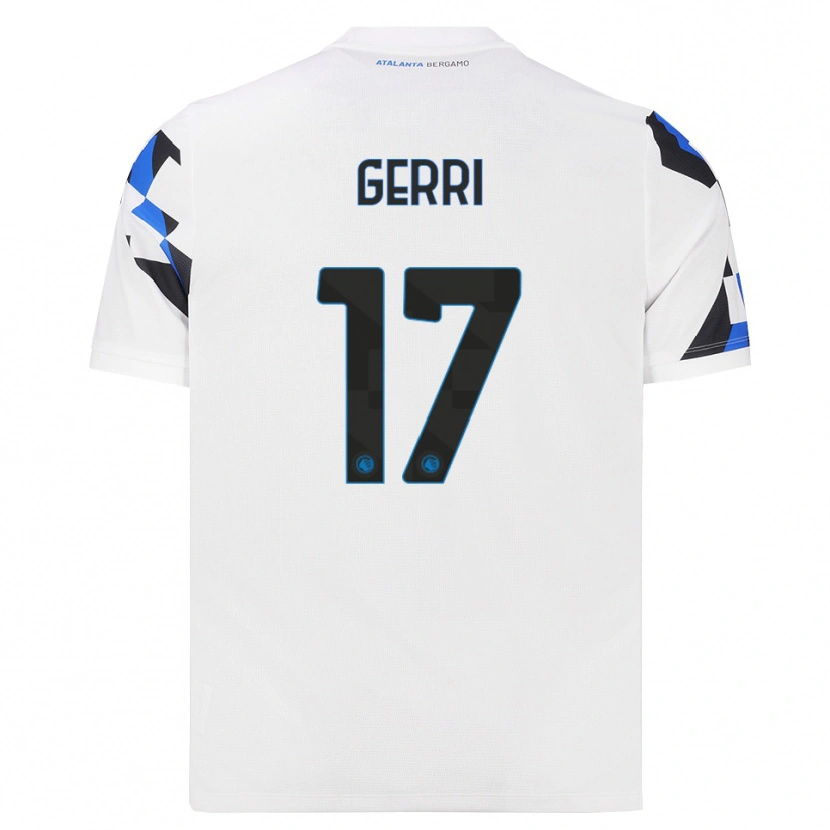 Danxen Uomo Maglia Romeo Gerri #17 Bianco Rosso Blu Kit Gara Away 2026/27 Maglietta