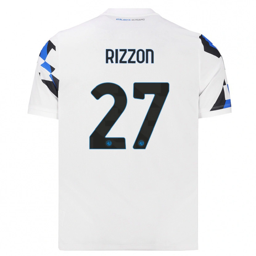Danxen Uomo Maglia Giulia Rizzon #27 Bianco Rosso Blu Kit Gara Away 2026/27 Maglietta