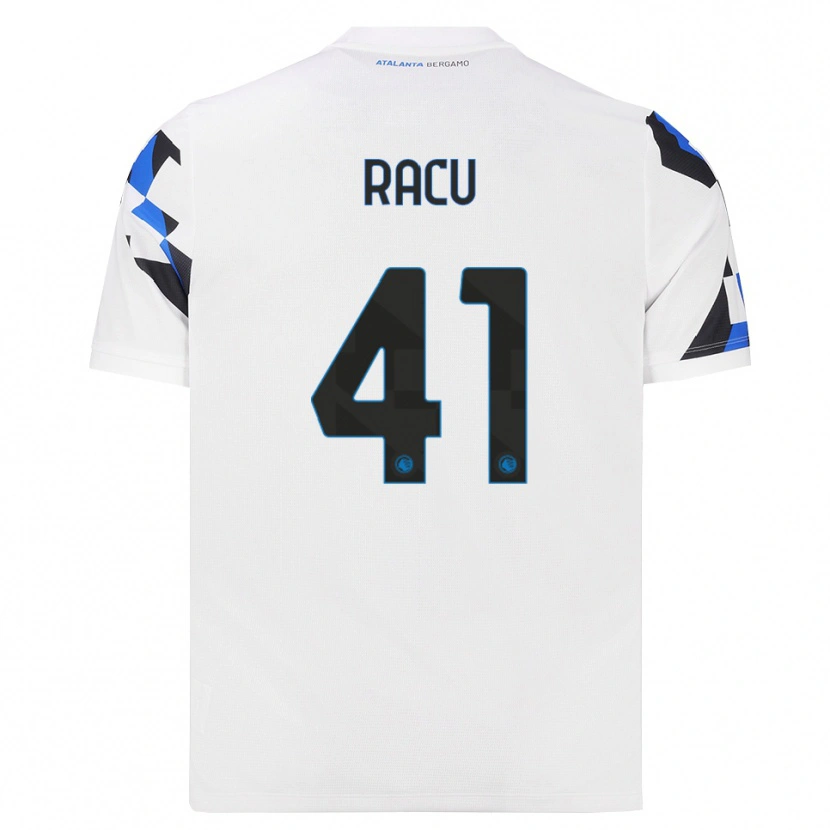 Danxen Uomo Maglia Andrei Racu #41 Bianco Rosso Blu Kit Gara Away 2026/27 Maglietta