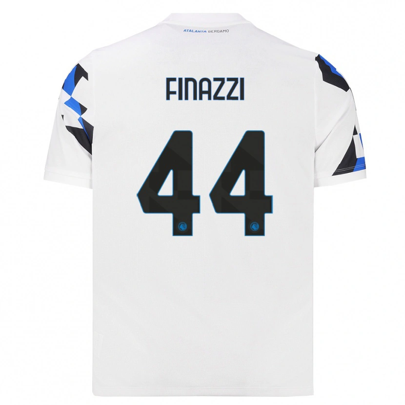 Danxen Uomo Maglia Riccardo Finazzi #44 Bianco Rosso Blu Kit Gara Away 2026/27 Maglietta