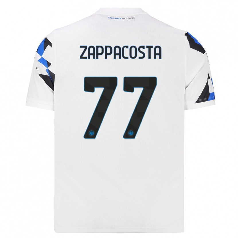 Danxen Uomo Maglia Davide Zappacosta #77 Bianco Rosso Blu Kit Gara Away 2026/27 Maglietta