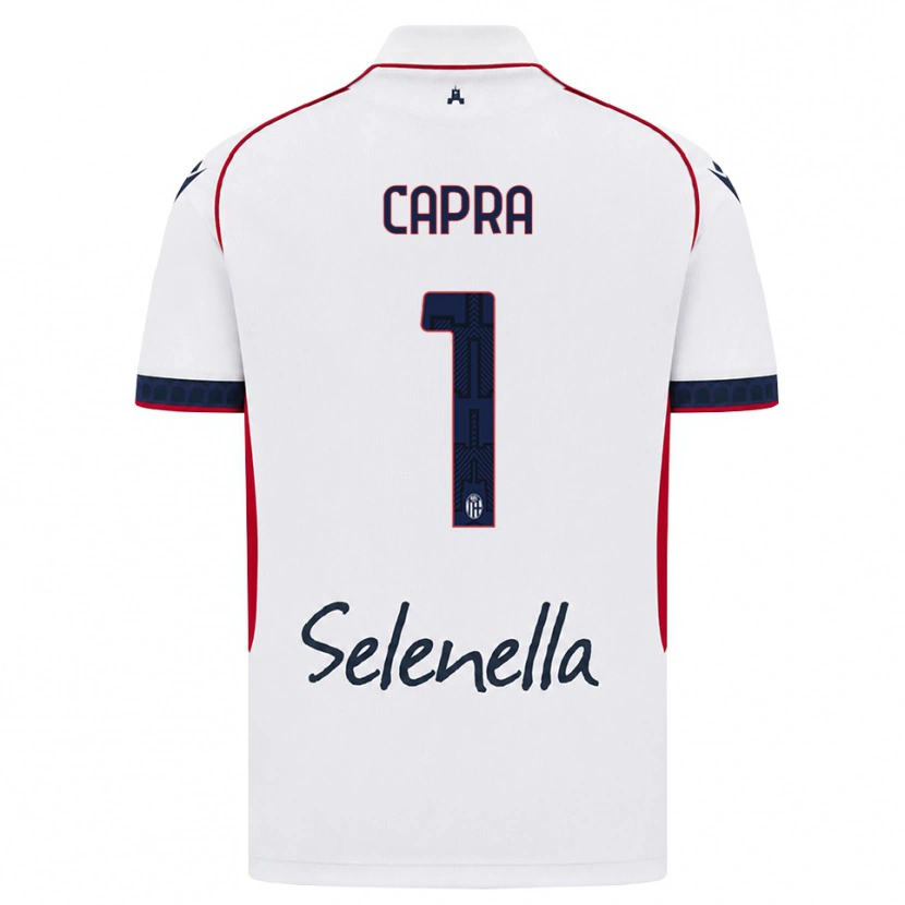 Danxen Uomo Maglia Daniel Capra #1 Bianco Rosso Blu Reale Kit Gara Away 2026/27 Maglietta