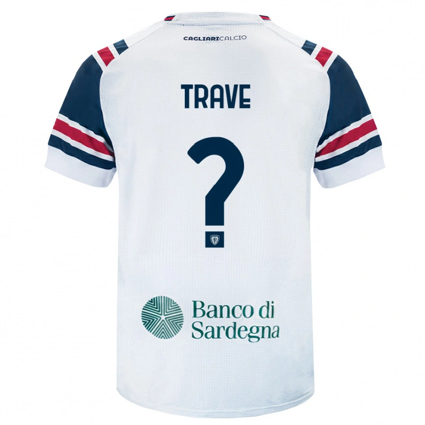 Danxen Uomo Maglia Robert Trave #0 Bianco Rosso Verde Kit Gara Away 2026/27 Maglietta