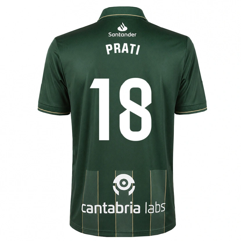 Danxen Uomo Maglia Matteo Prati #18 Grigio Ardesia Scuro Bianco Kit Gara Away 2026/27 Maglietta