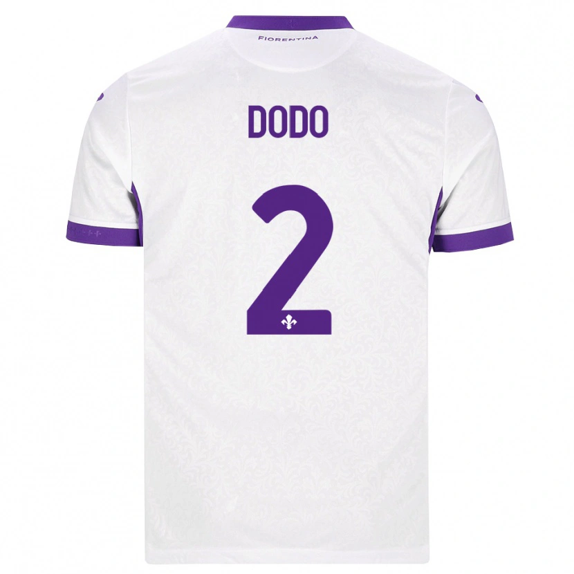 Danxen Uomo Maglia Dodô #2 Bianco Viola Kit Gara Away 2026/27 Maglietta
