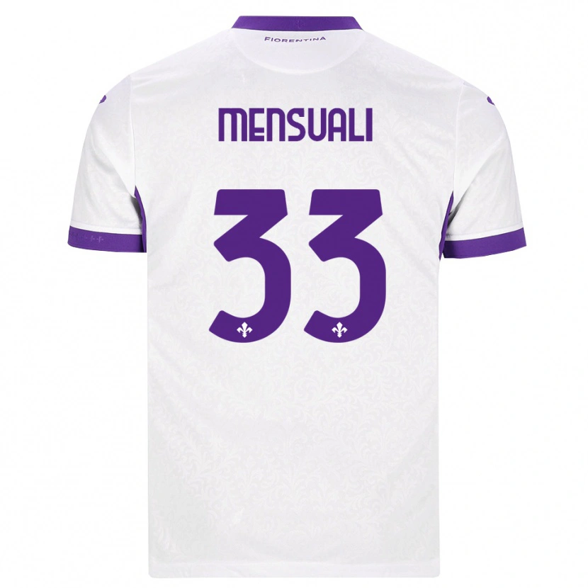Danxen Uomo Maglia Alice Mensuali #33 Bianco Viola Kit Gara Away 2026/27 Maglietta