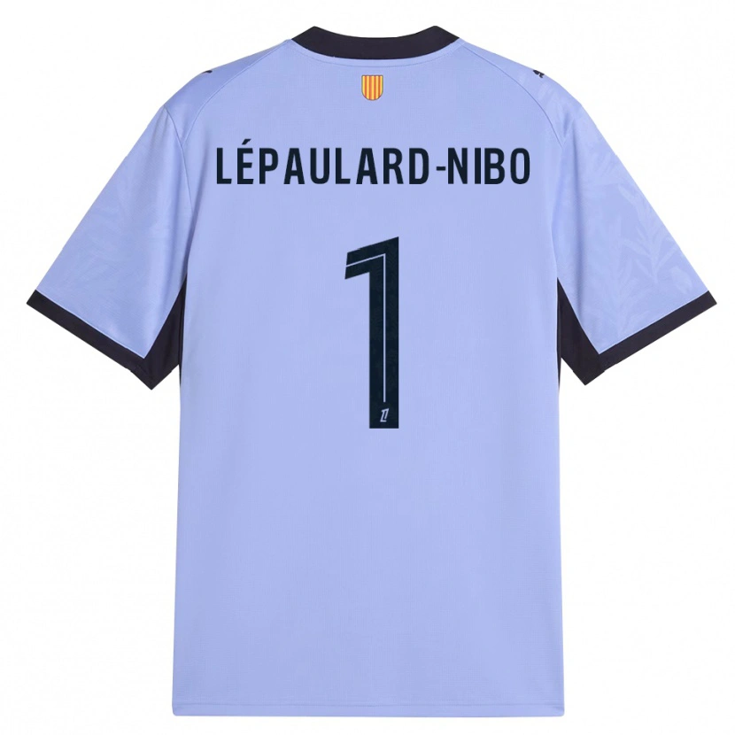 Danxen Uomo Maglia Mailey Lépaulard-Nibo #1 Lavanda Nero Kit Gara Third 2026/27 Maglietta