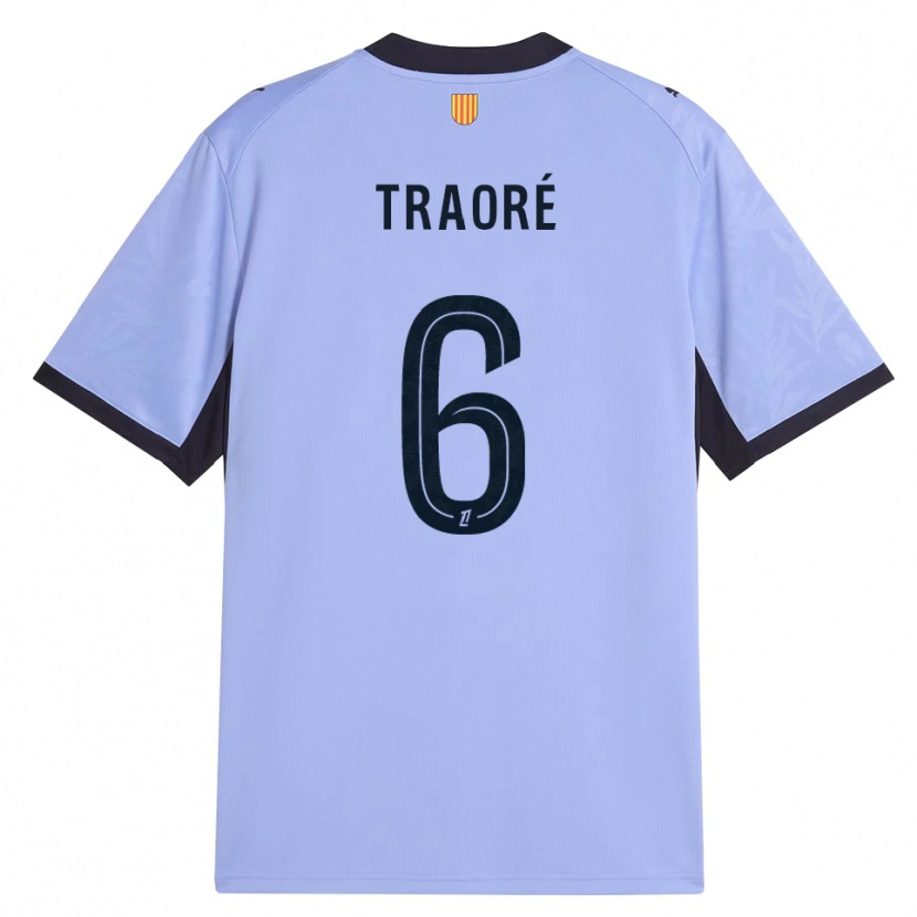 Danxen Uomo Maglia Soumaïla Traoré #6 Lavanda Nero Kit Gara Third 2026/27 Maglietta