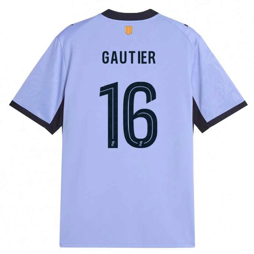 Danxen Uomo Maglia Elisa Gautier #16 Lavanda Nero Kit Gara Third 2026/27 Maglietta