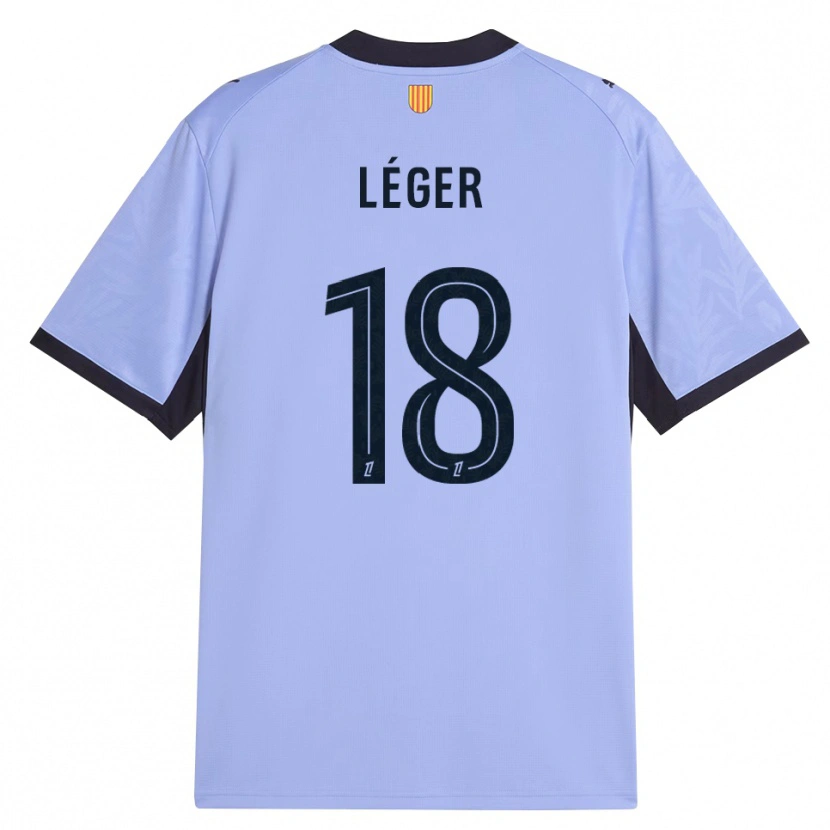 Danxen Uomo Maglia Marie-Charlotte Léger #18 Lavanda Nero Kit Gara Third 2026/27 Maglietta