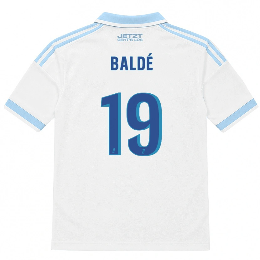 Danxen Uomo Maglia Fábio Baldé #19 Azzurro Chiaro Bianco Rosso Kit Gara Away 2026/27 Maglietta