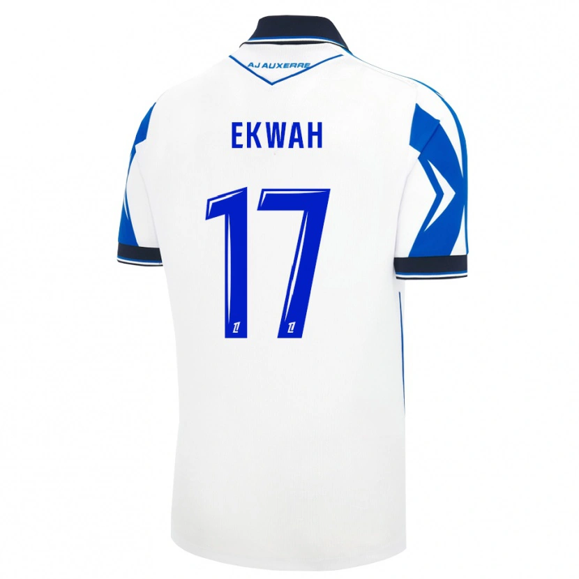 Danxen Uomo Maglia Pierre Ekwah #17 Nero Bianco Blu Kit Gara Home 2026/27 Maglietta